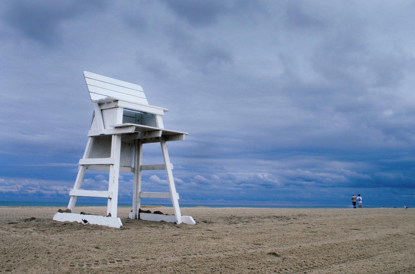 Popular Art Prints: Approaching Storm - Coastal / Beach / Seascape / Nature / Landscape Photo Framed Wall Art Print - Artwork