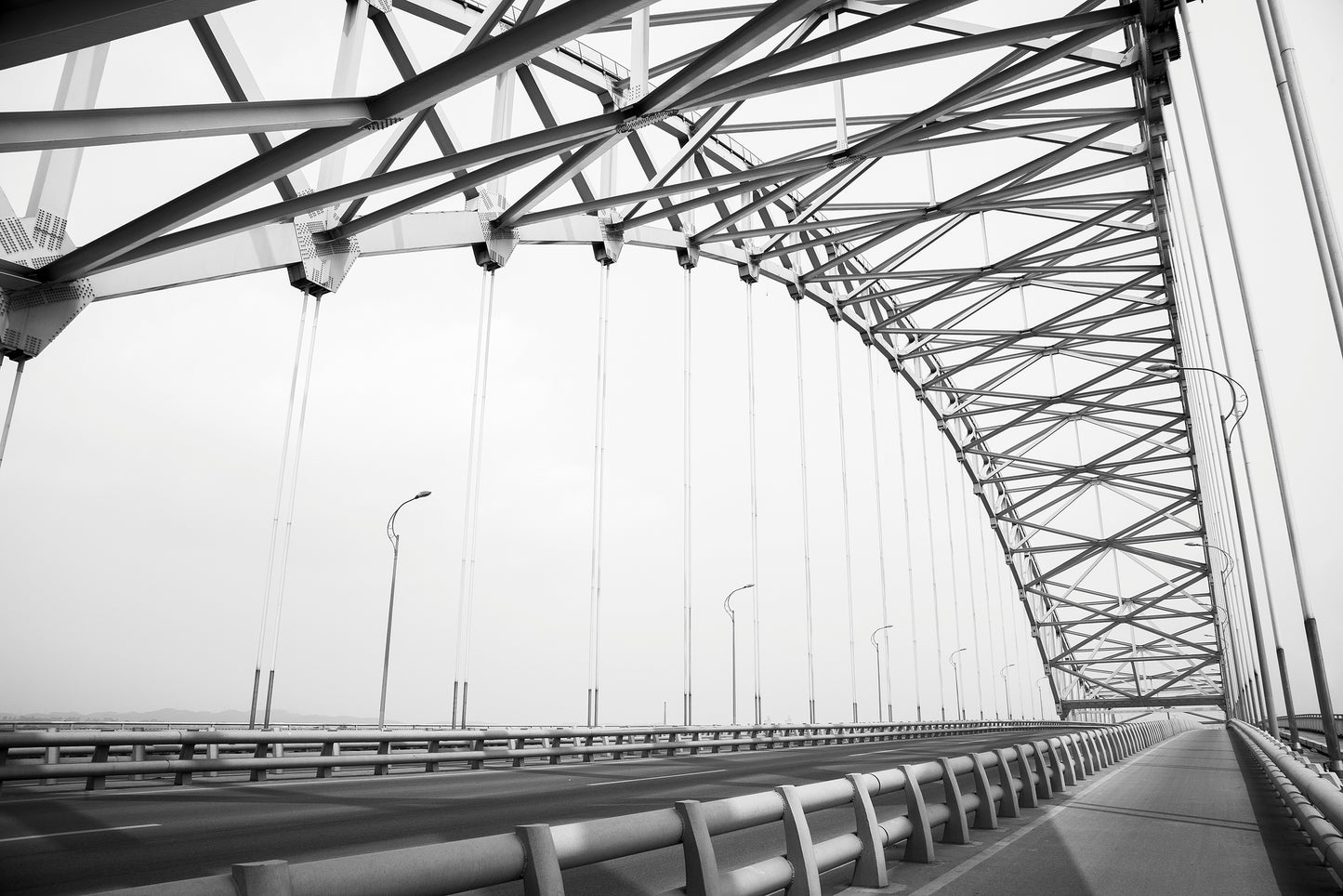 Ethereal Crossing Architectural Photograph Canvas Wall Art Print