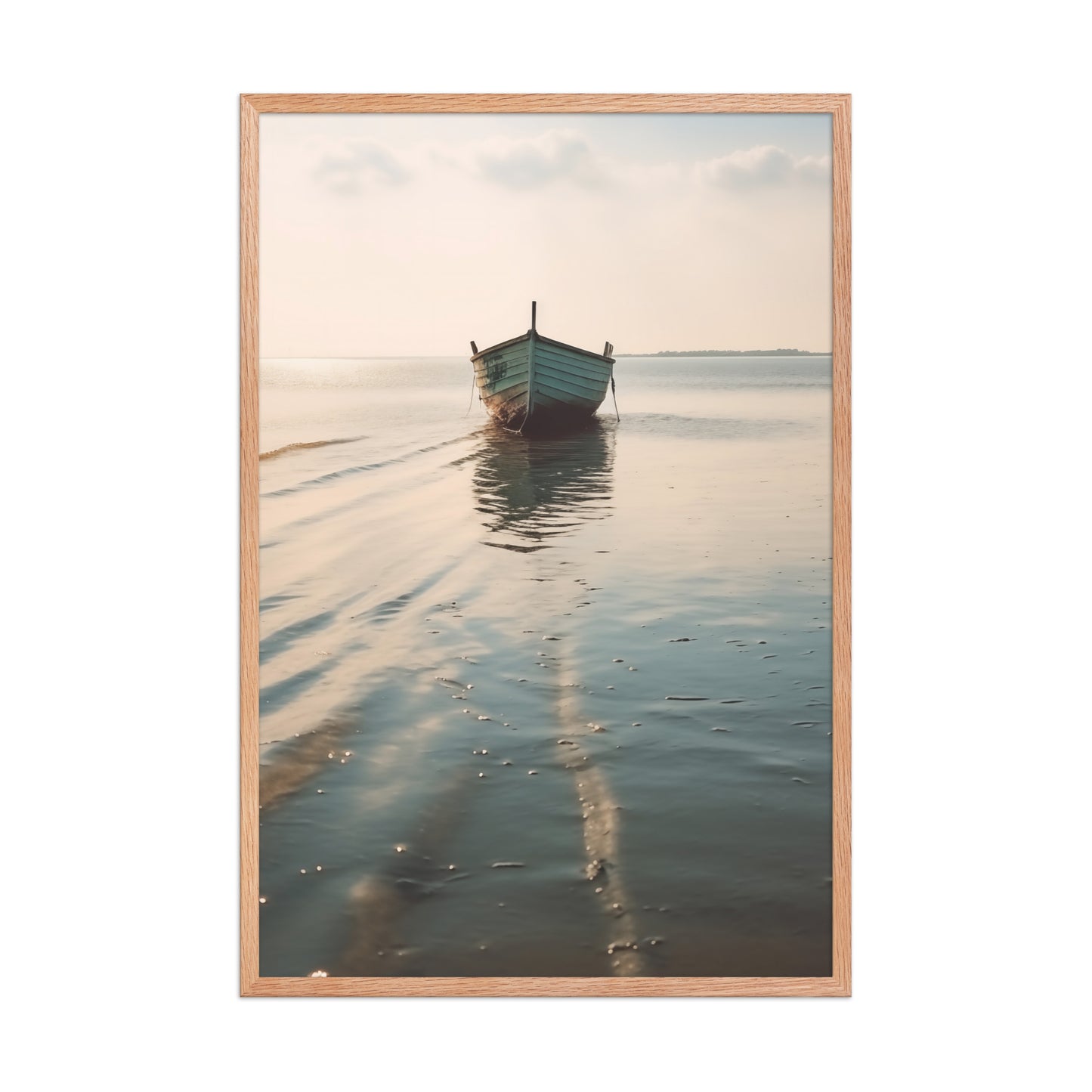Awaiting Departure Photorealistic Digital Artwork Extra Large Framed Wall Art Print
