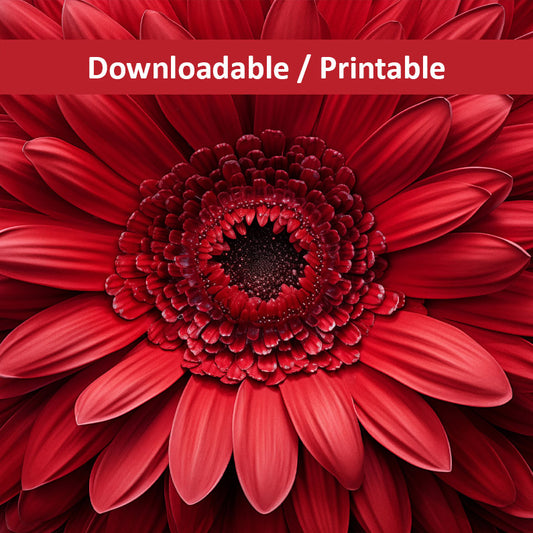 Bloomin' Beautiful Floral Photorealistic Digital Artwork DIY Downloadable and Printable Wall Art Prints