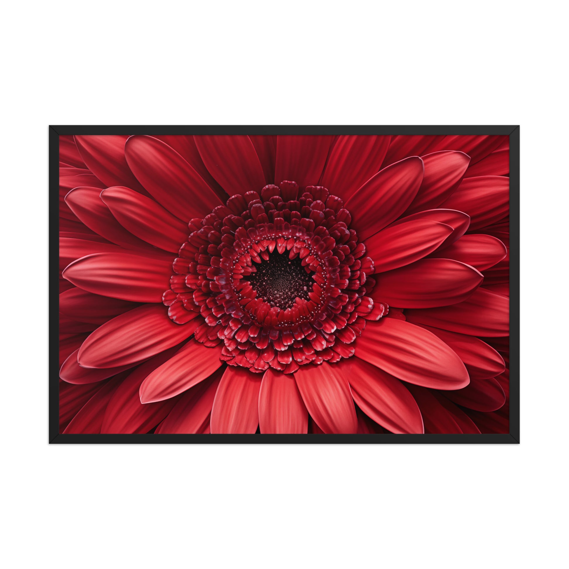 Bloomin' Beautiful Floral Photorealistic Digital Artwork Framed Wall Art Print