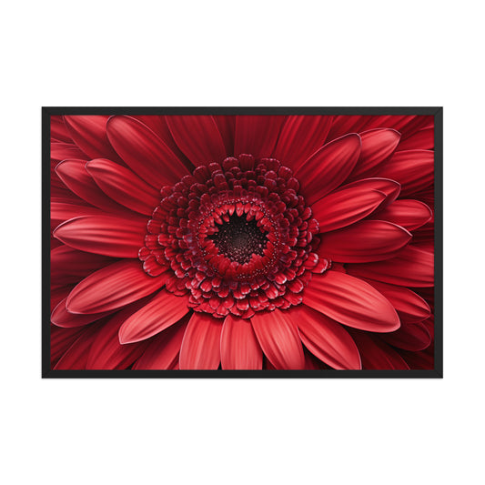 Bloomin' Beautiful Floral Photorealistic Digital Artwork Framed Wall Art Print