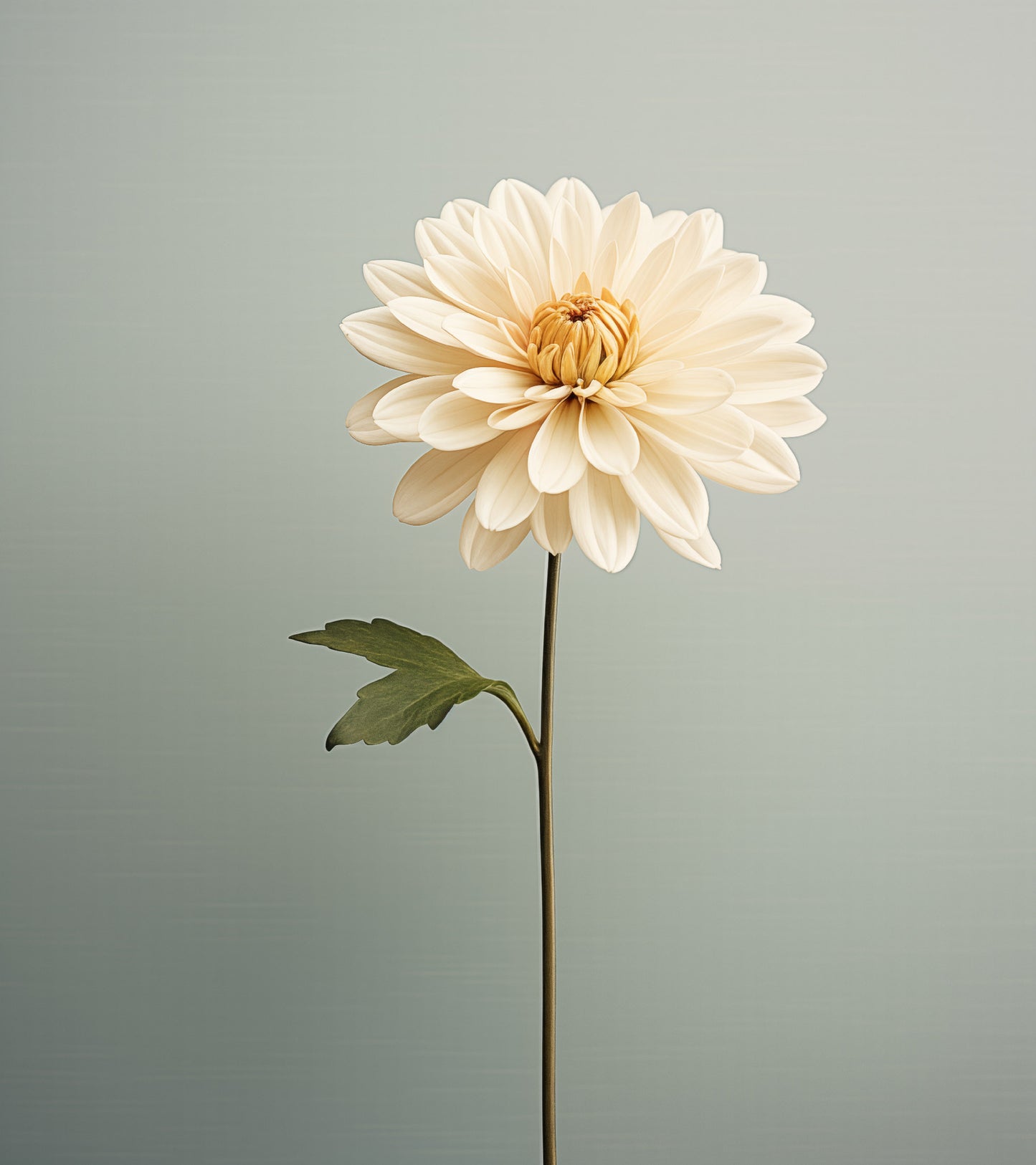Blushing Bloom - Cream Color Realism Painting Digital Artwork Loose Art Print