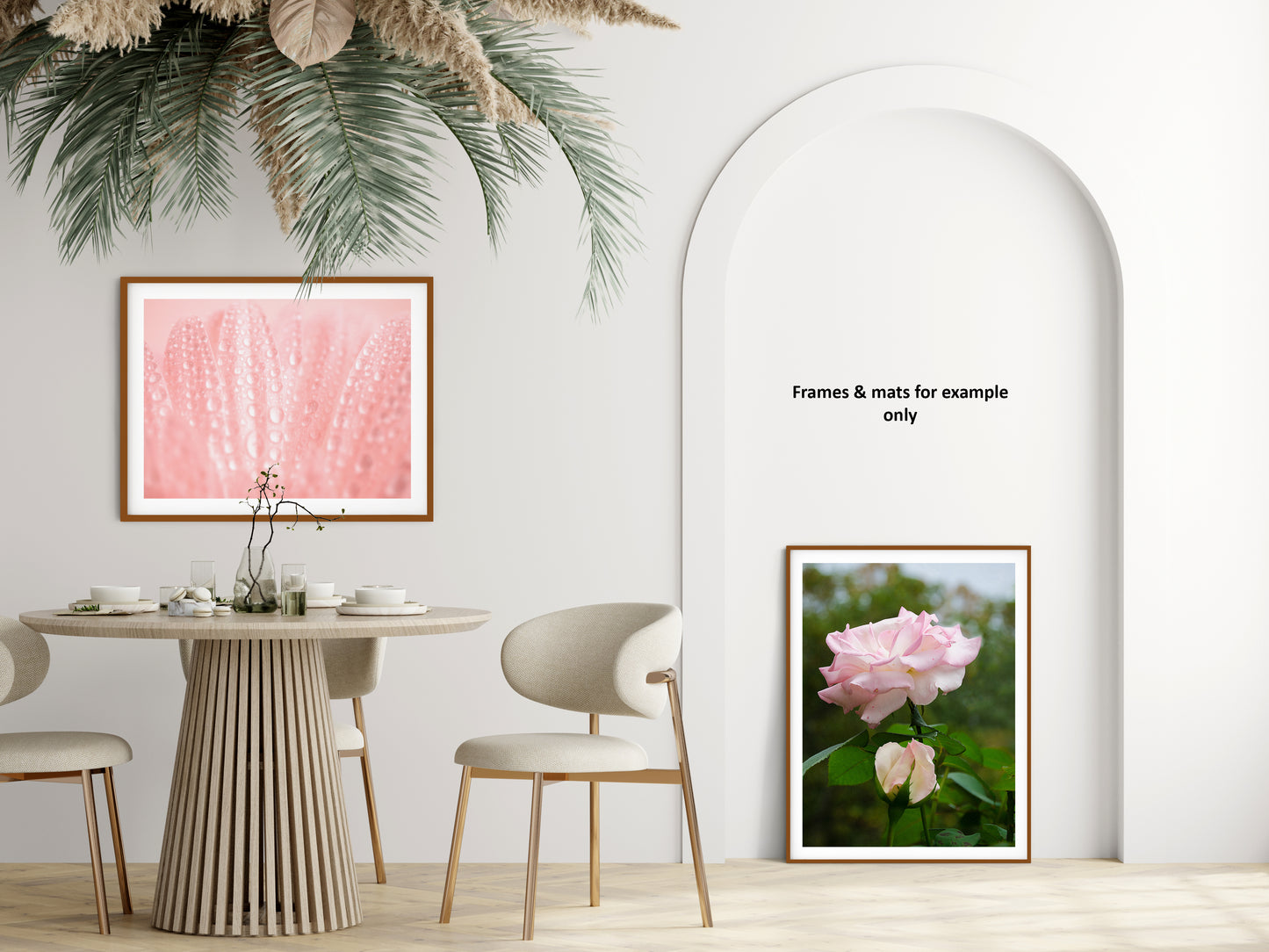 Wall Art Decor Dining Room: Serenity Close-up Pink Daisy Floral Botanical Photograph Shabby Chic - Vintage Loose / Unframed Wall Art print