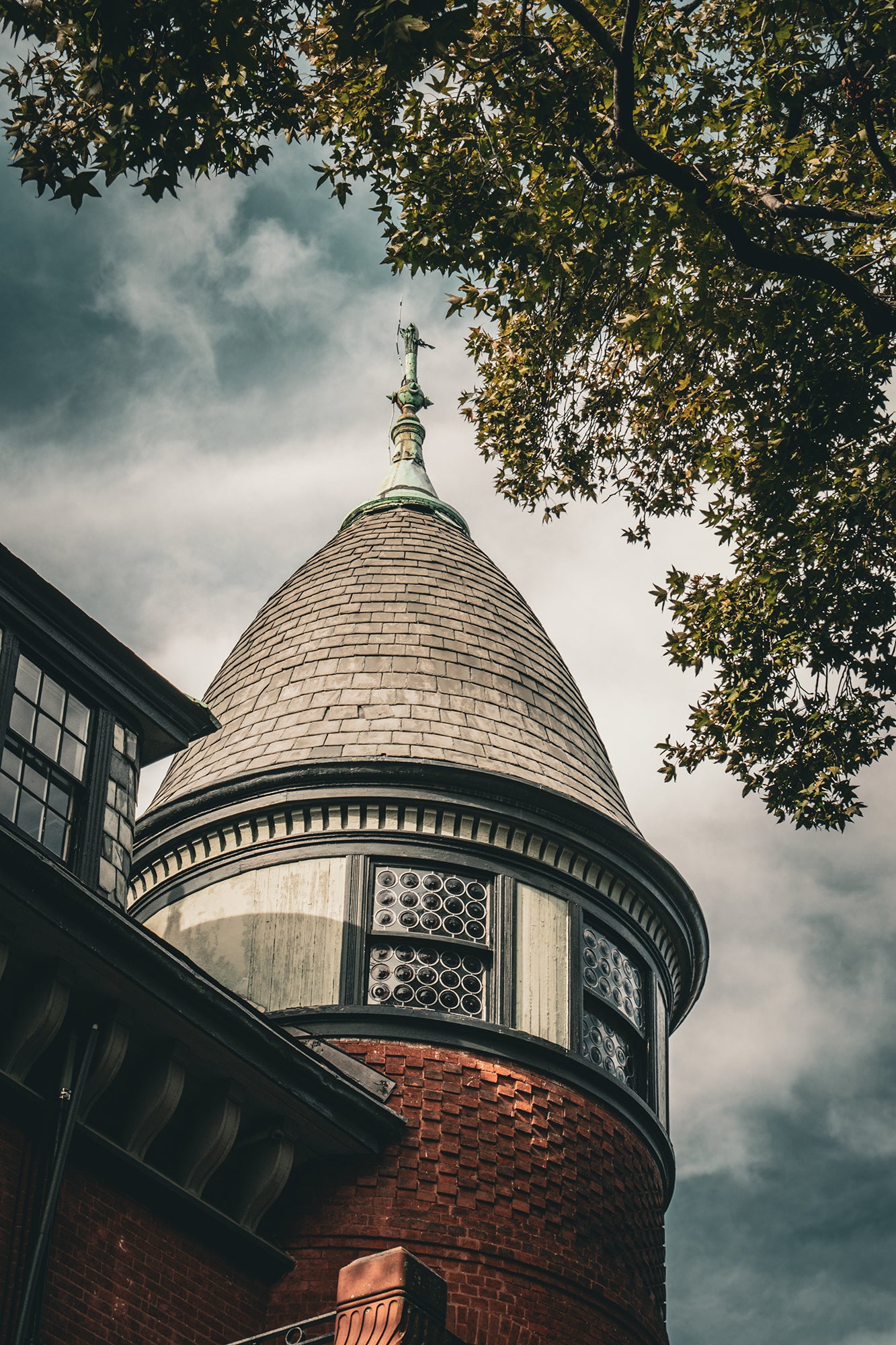 Cupola of Turret of George Baldwin House Savannah Ga Loose Wall Art Print