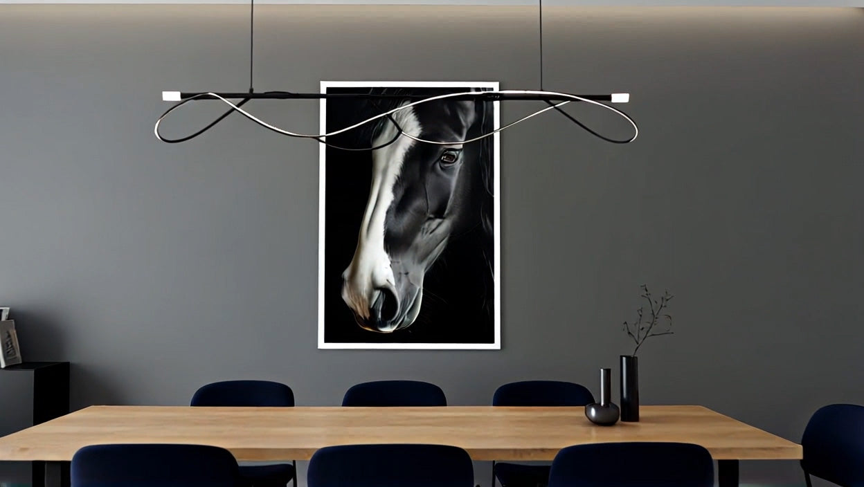 Ebony and Ivory Photorealistic Digital Artwork Framed Wall Art Prints