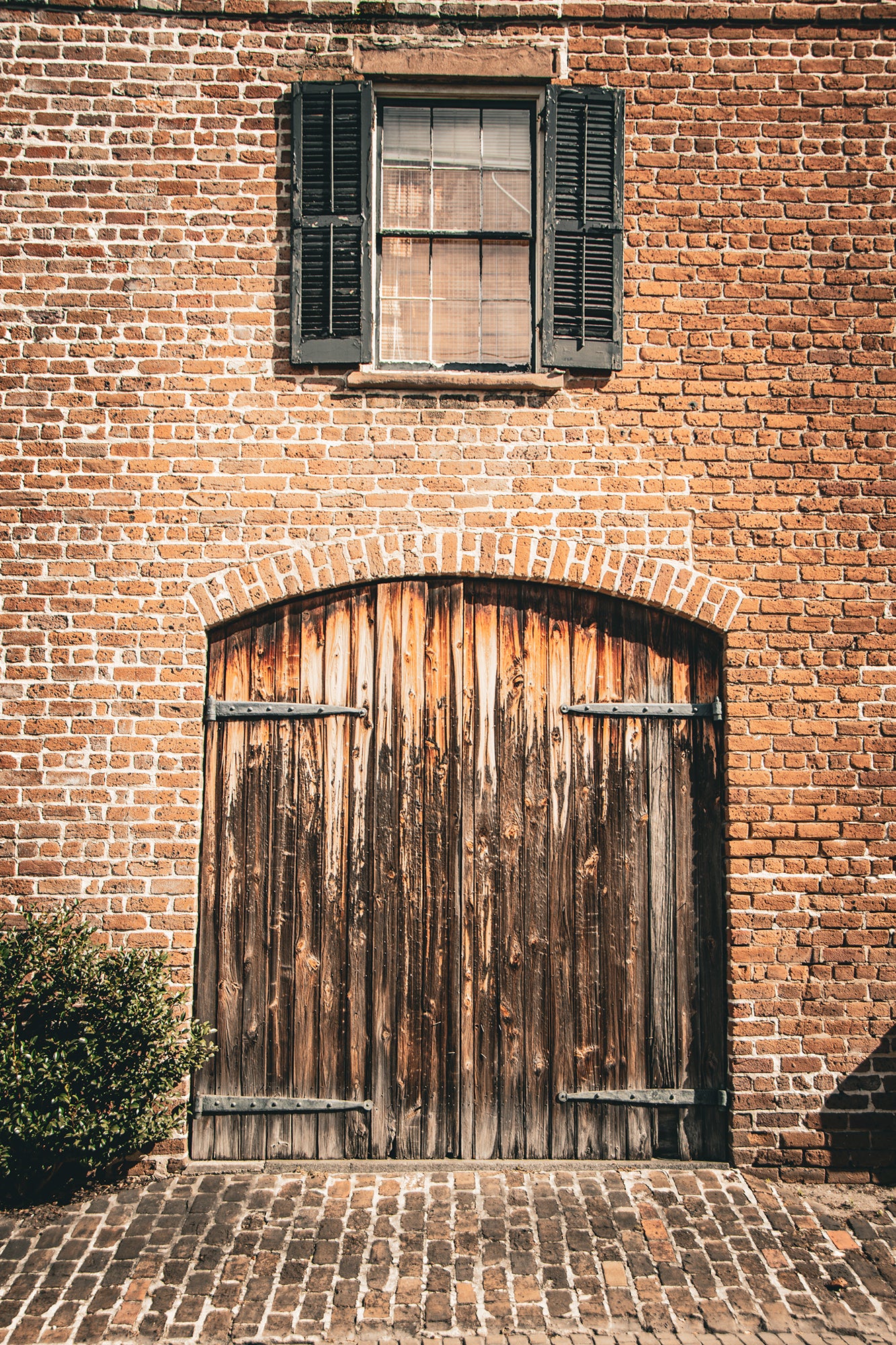 Architectural / Industrial / Cityscape Abstract Decor Old Wooden Door Savannah Ga Loose Wall Art Print