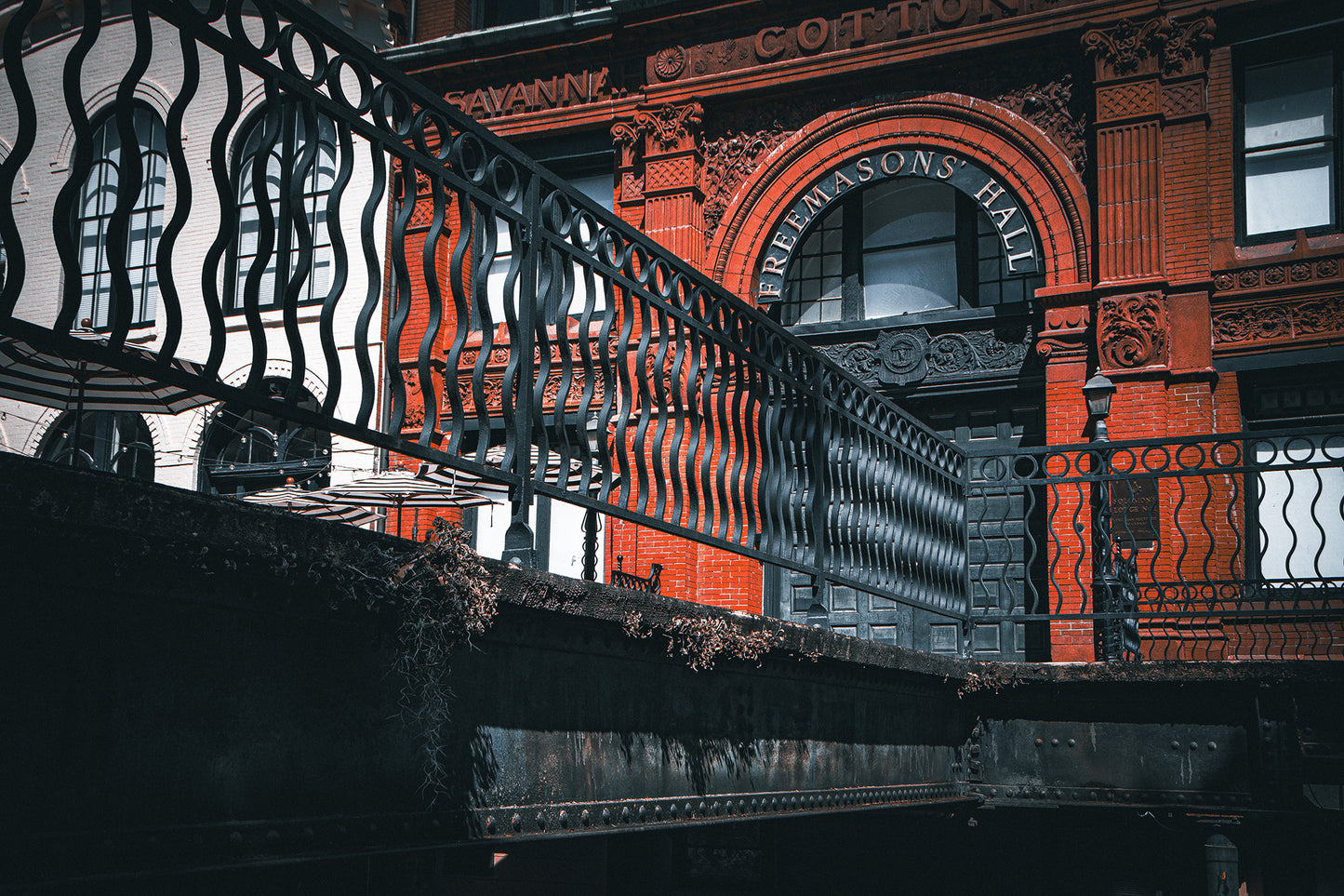 Architectural / Industrial / Cityscape Abstract Decor Savannah Cotton Exchange Freemasons' Hall Loose Wall Art Print