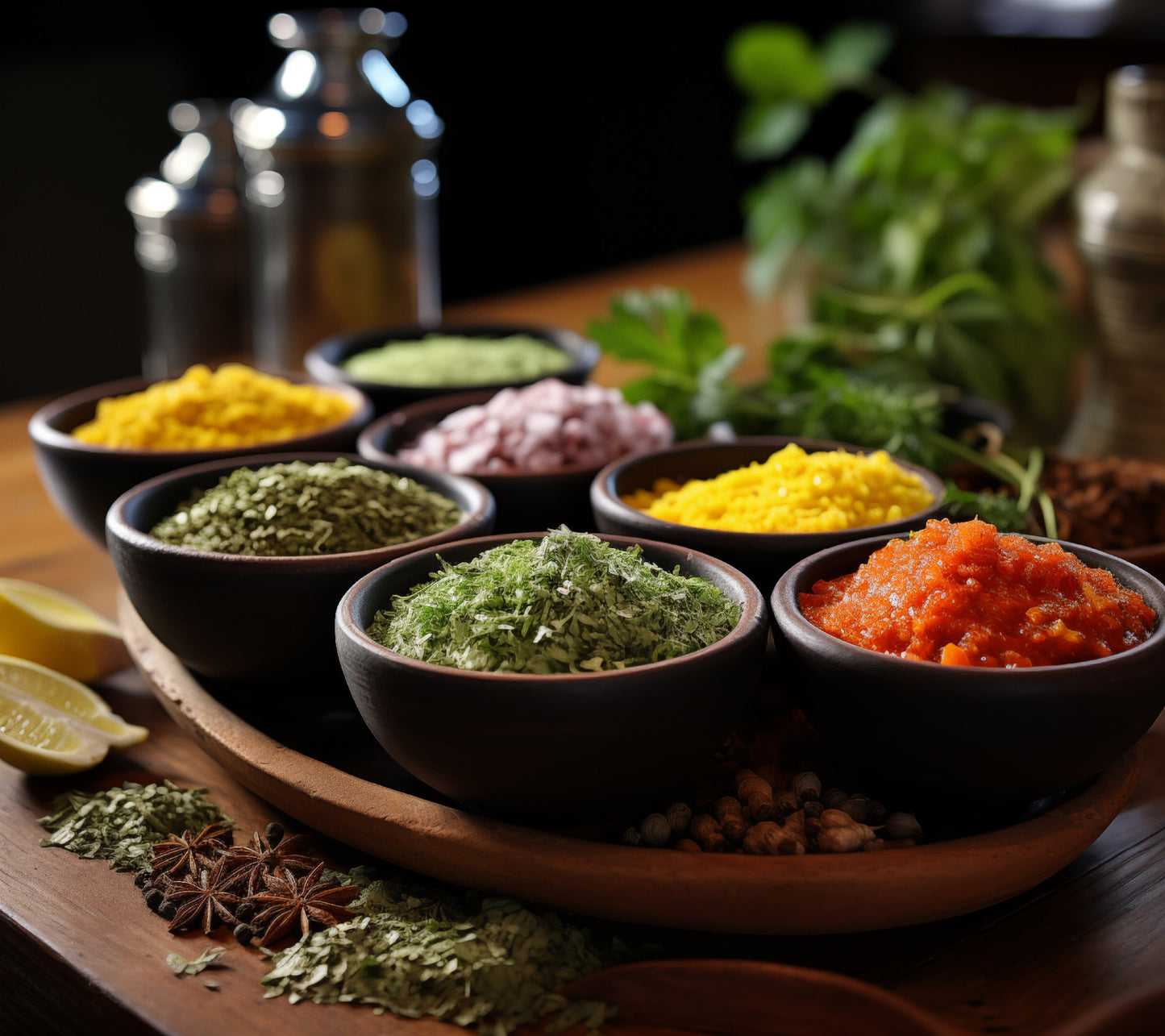 Spice Symphony Photorealism - Digital Artwork Loose Art Print