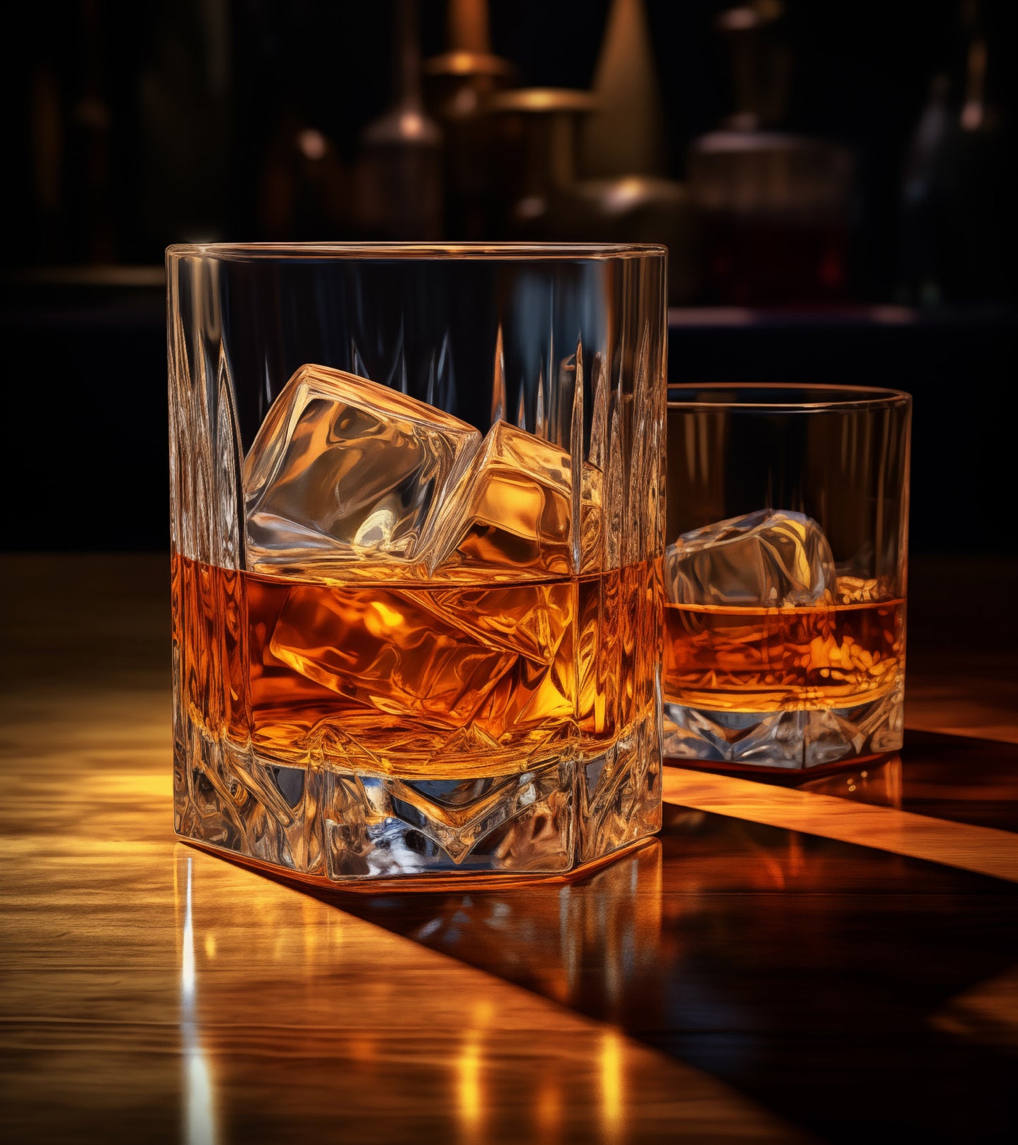 Whisky Reflections Realism Digital Painting Digital Artwork Loose Art Print