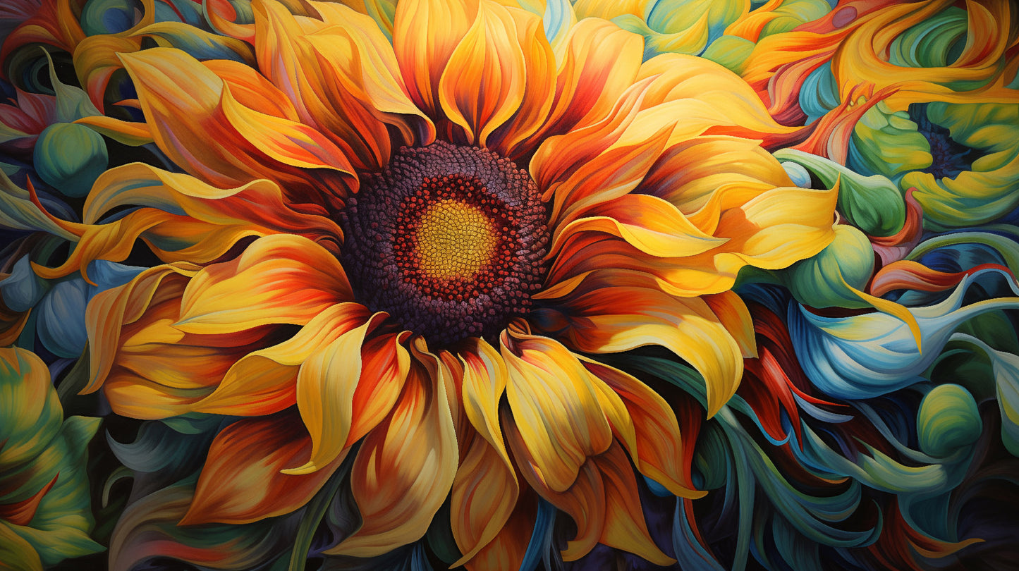 Whispers of Summer Illustration - Digital Artwork Loose Art Print