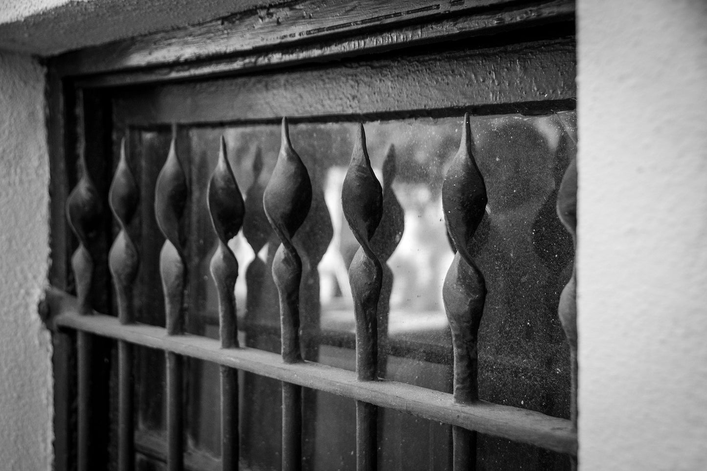 Architectural / Industrial / Cityscape Abstract Decor Wrought Iron Window Post Savannah Ga Loose Wall Art Print