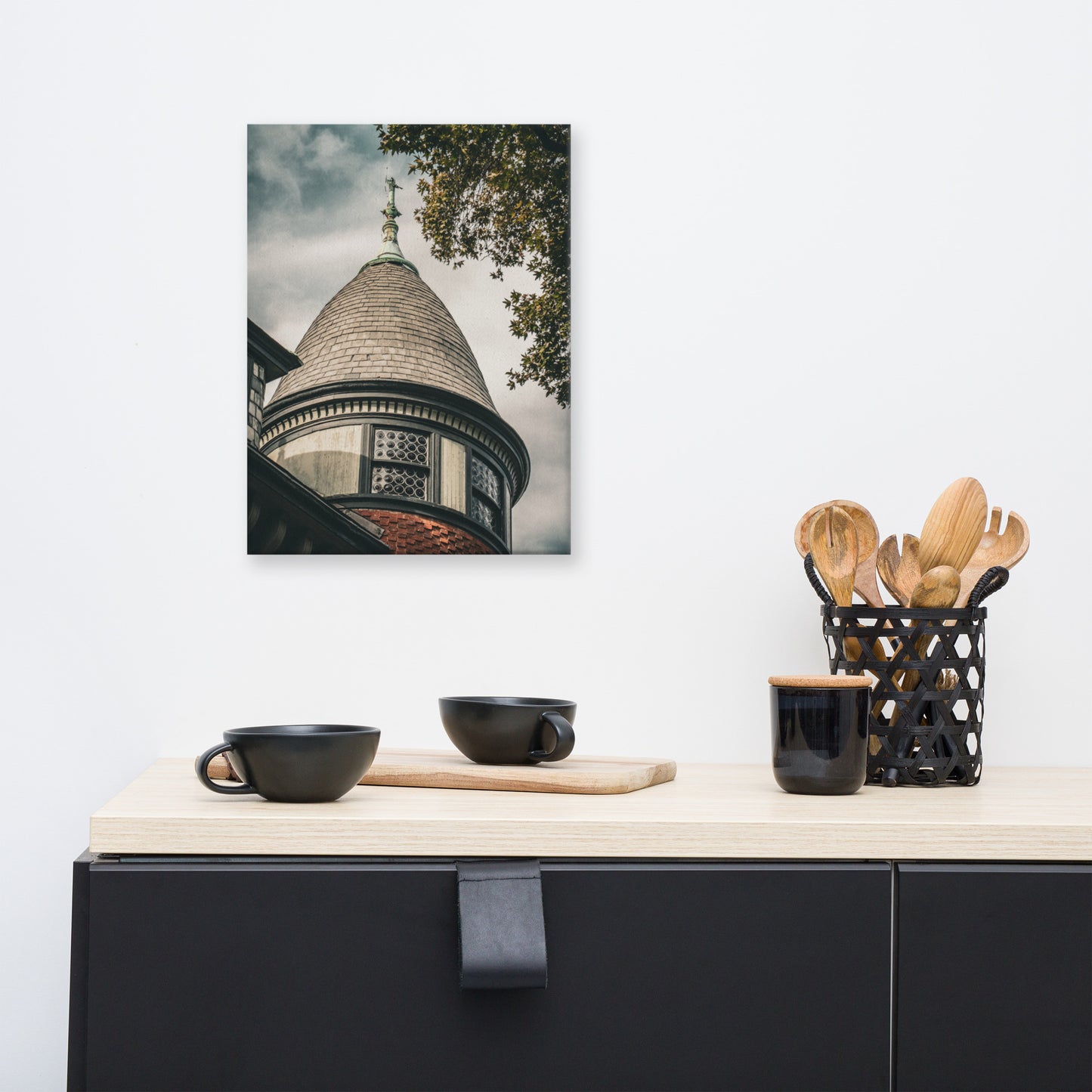Cupola of Turret of George Baldwin House Canvas Wall Art Prints