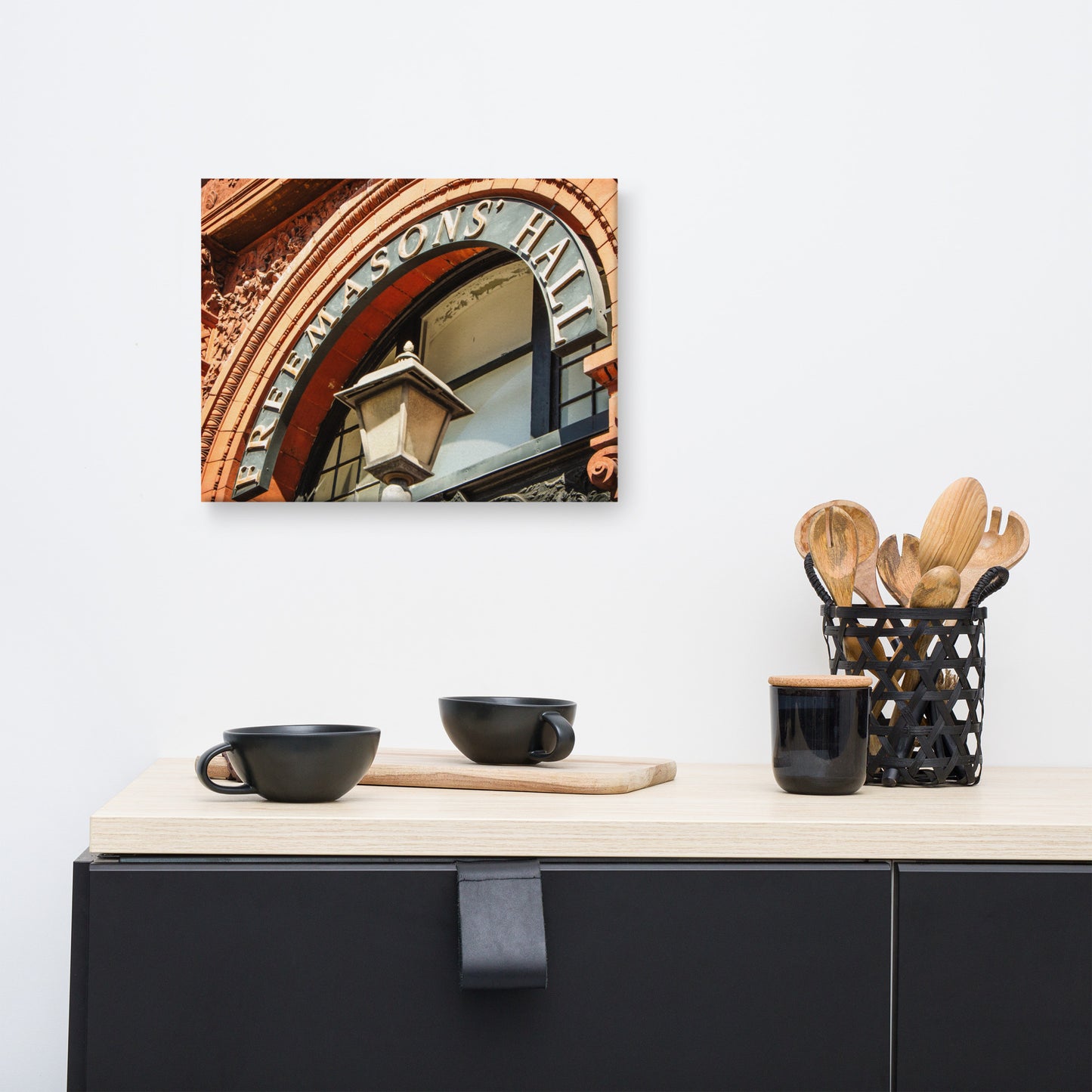 Savannah Cotton Exchange Freemasons' Hall 2 Canvas Wall Art Prints