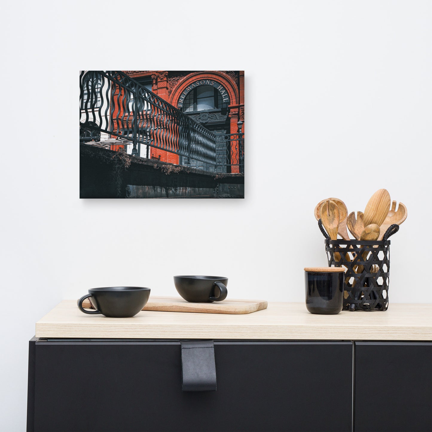 Savannah Cotton Exchange Freemasons' Hall Canvas Wall Art Prints