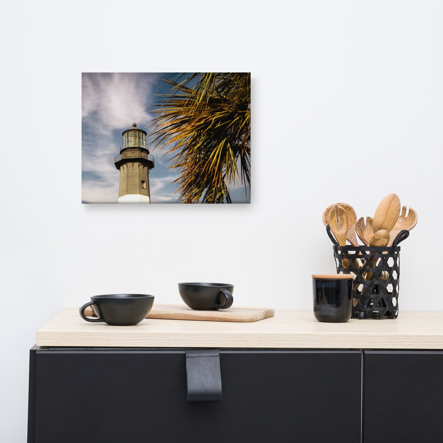 Tybee Island Lighthouse 2 Canvas Wall Art Prints