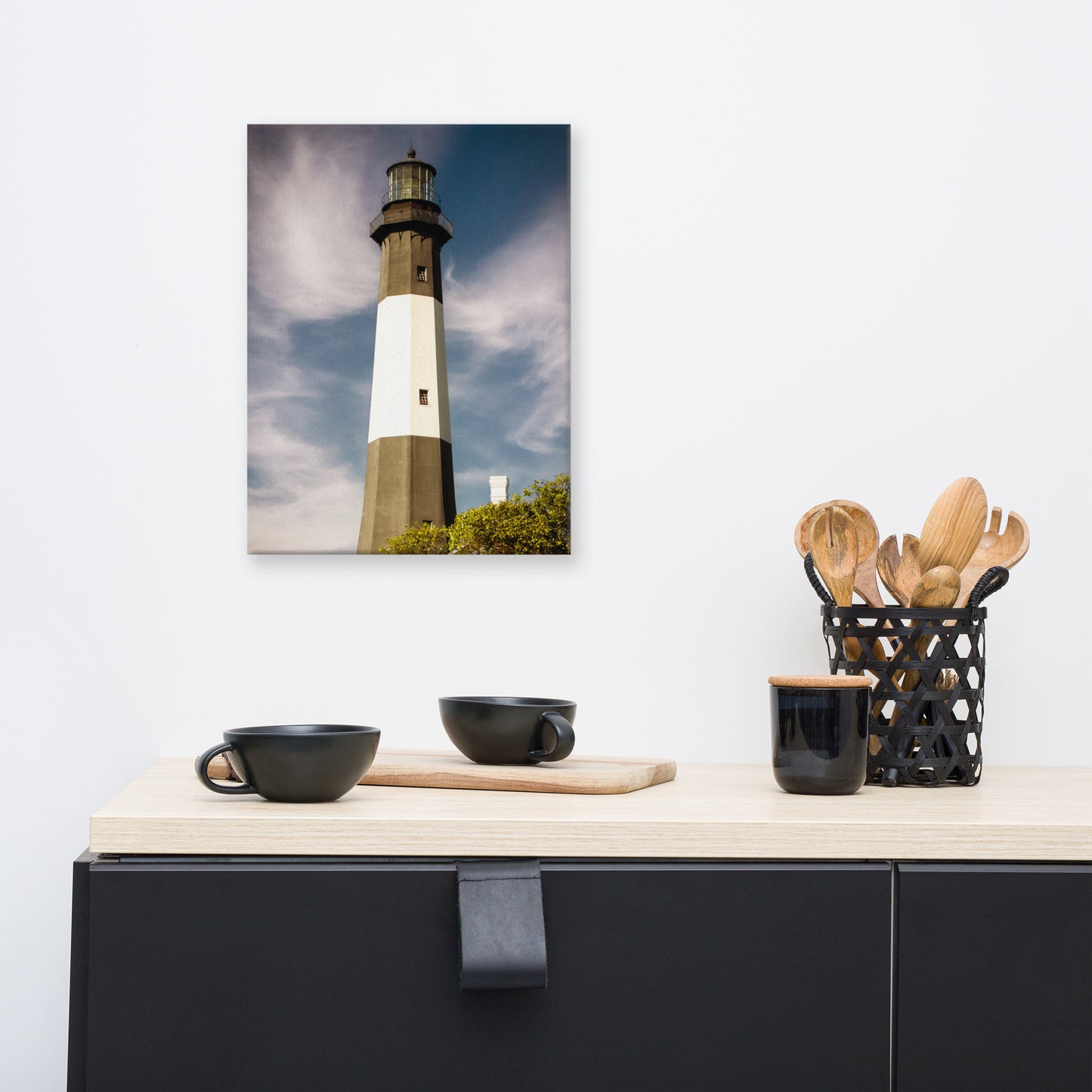 Tybee Island Lighthouse 3 Canvas Wall Art Prints