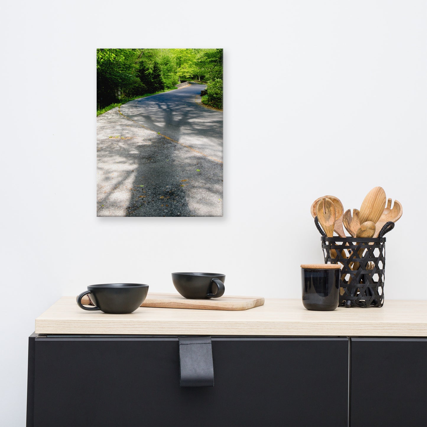 Summer Shadows Botanical Nature Canvas Wall Art Prints