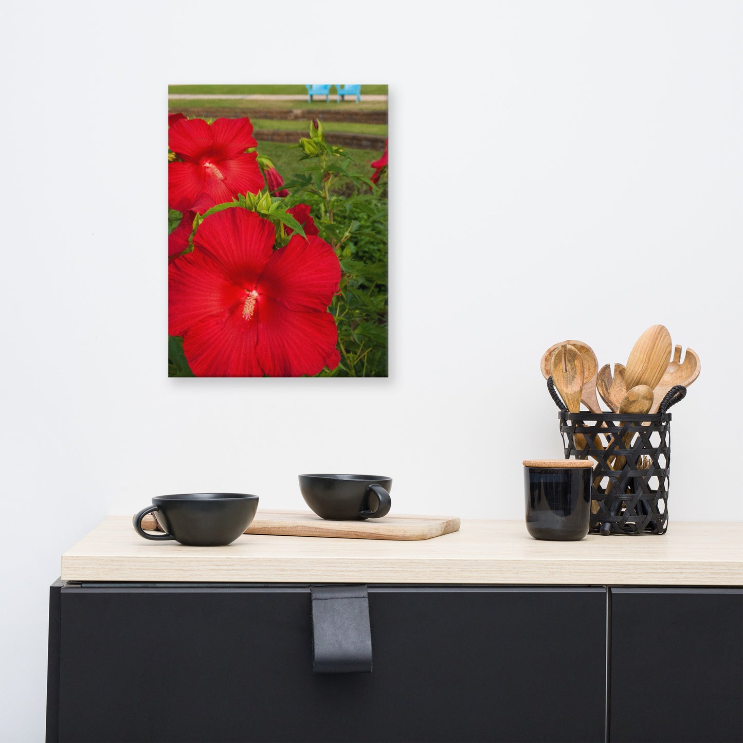 The Riverfront 2 Floral Botanical Nature Photo Canvas Wall Art Prints