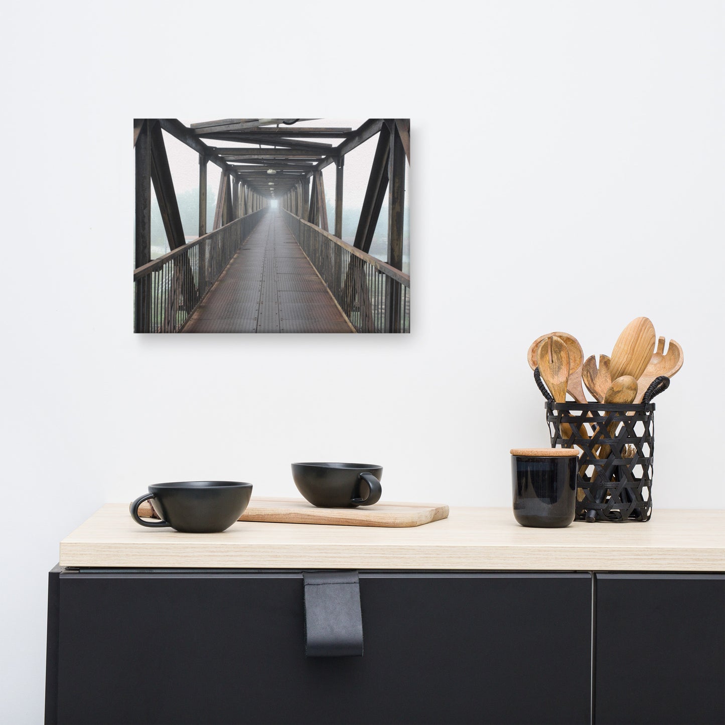 Vanishing Point Architectural Photograph Canvas Wall Art Print