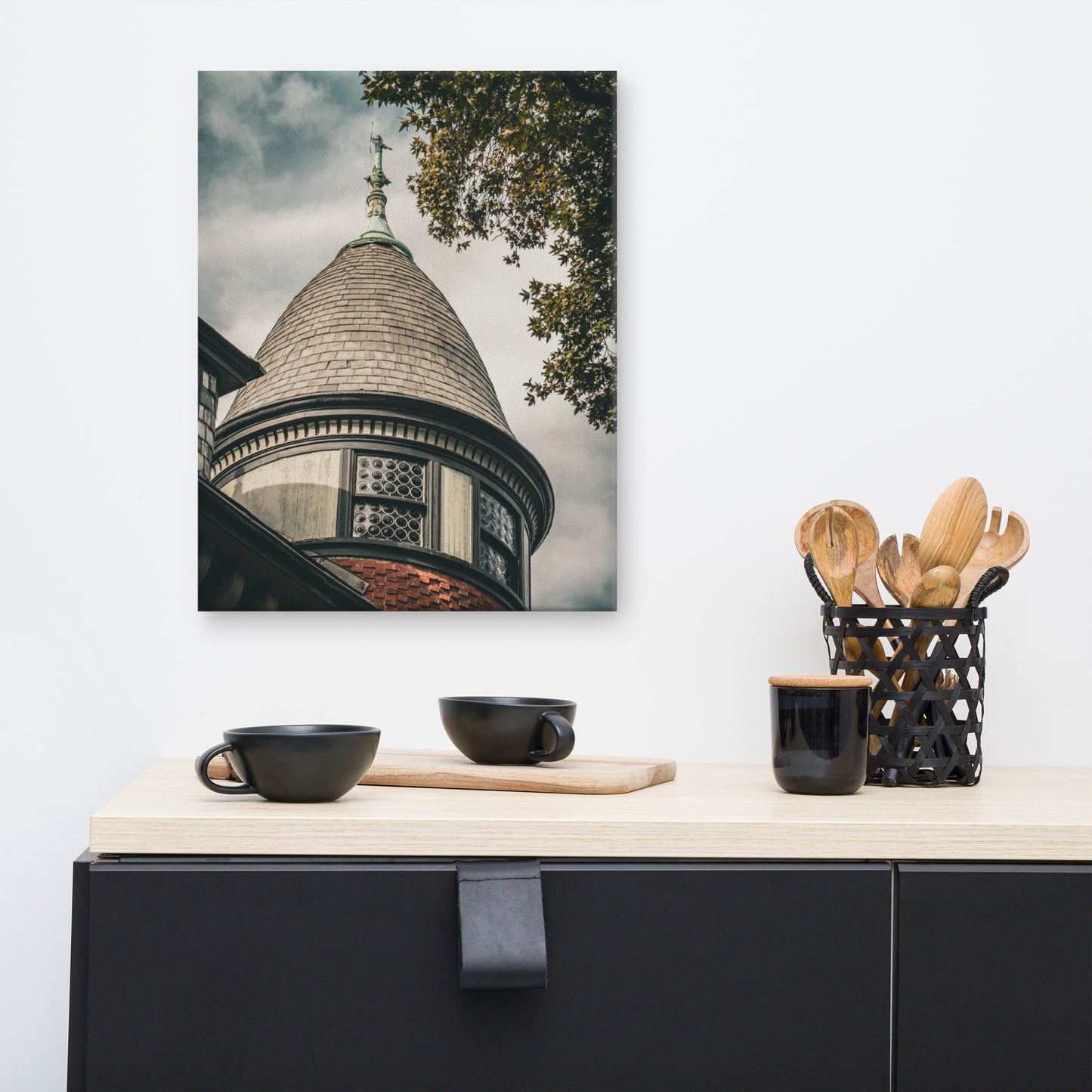 Cupola of Turret of George Baldwin House Canvas Wall Art Prints
