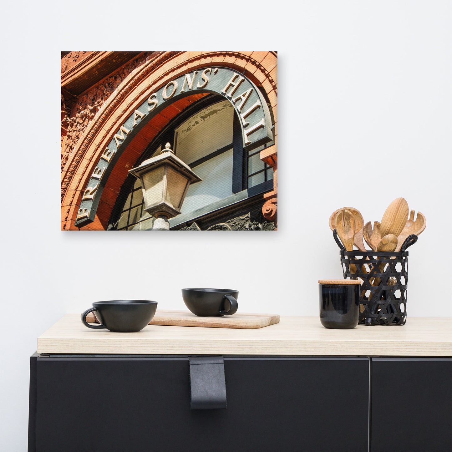 Savannah Cotton Exchange Freemasons' Hall 2 Canvas Wall Art Prints