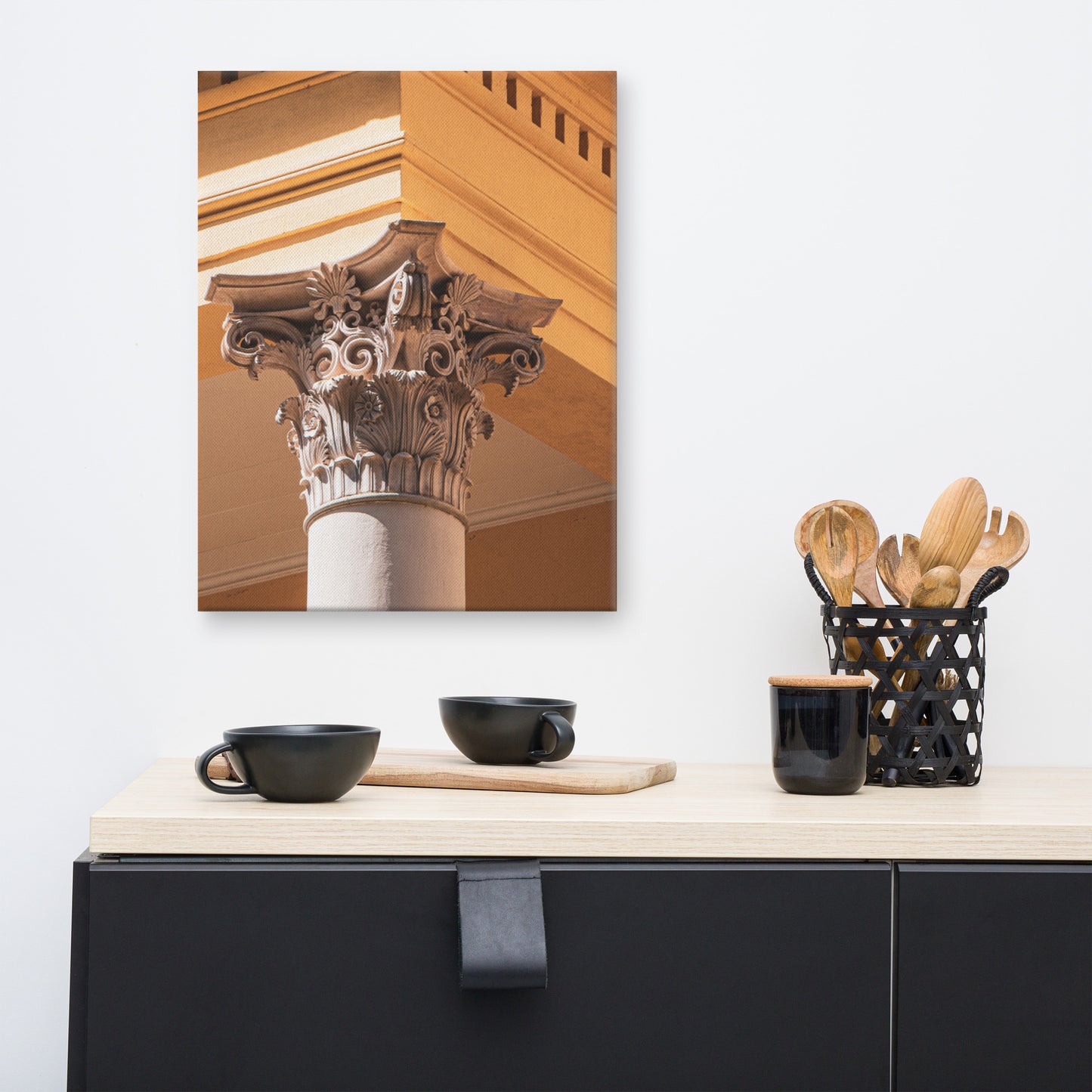 Telfair Academy Museums Corinthian Column Savannah GA Canvas Wall Art Prints