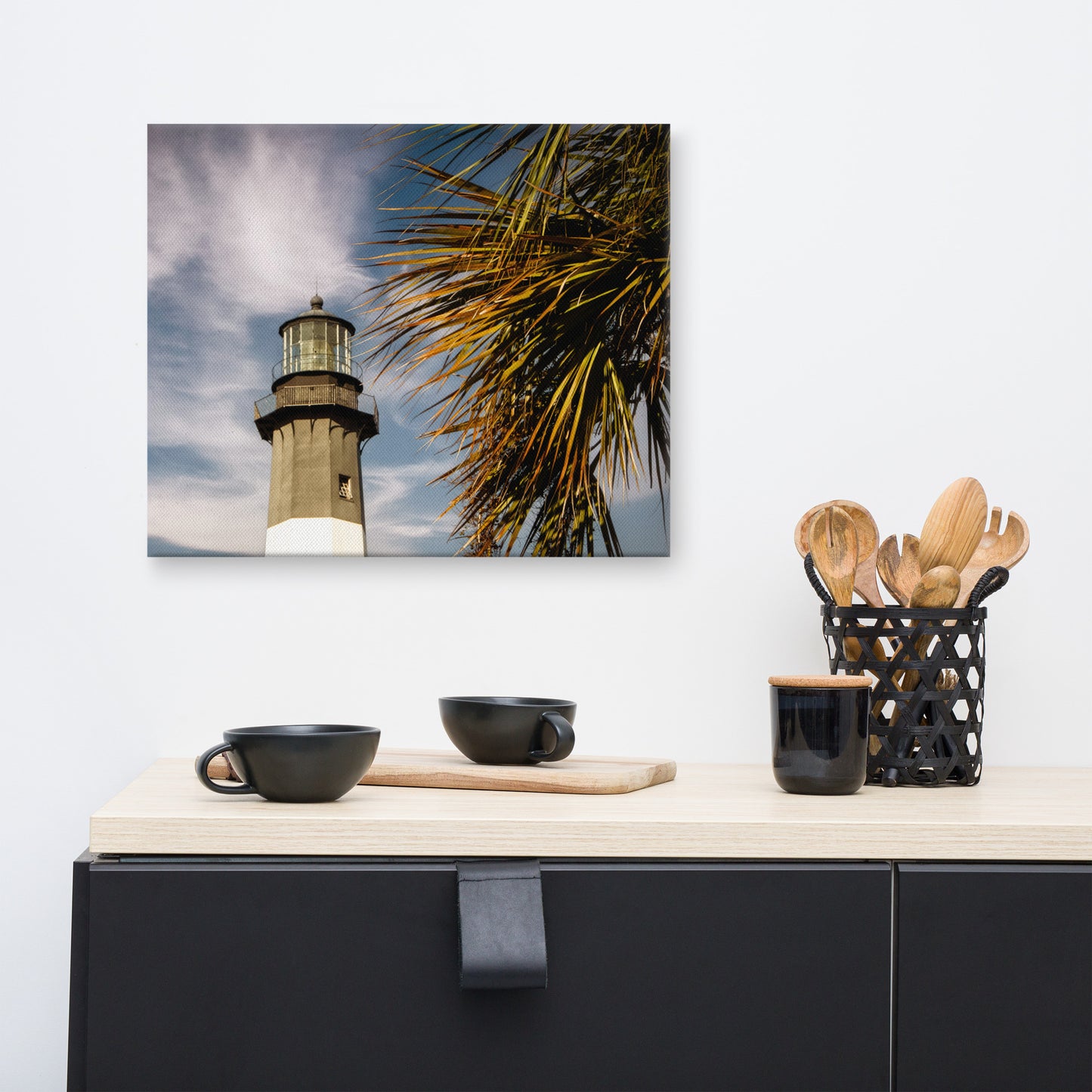 Tybee Island Lighthouse 2 Canvas Wall Art Prints