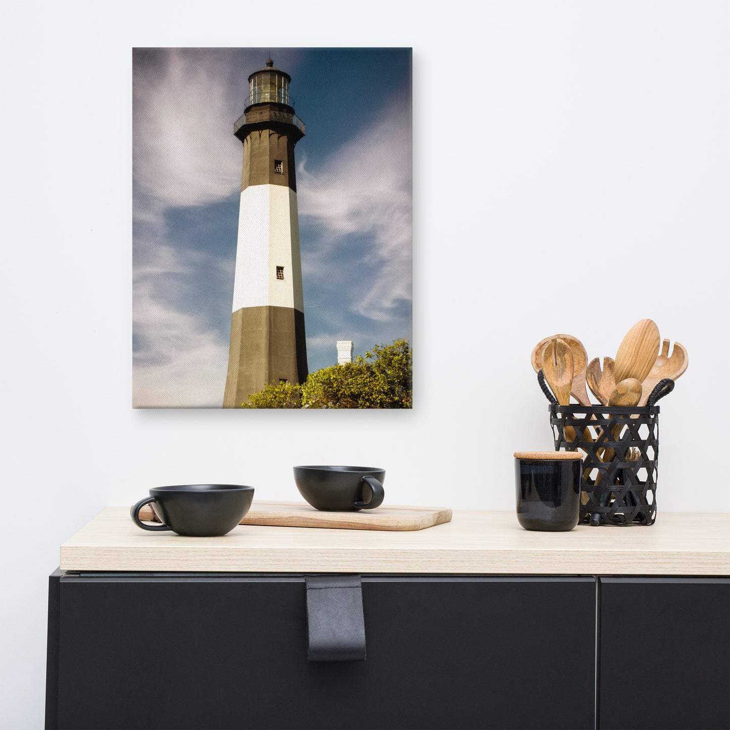 Tybee Island Lighthouse 3 Canvas Wall Art Prints