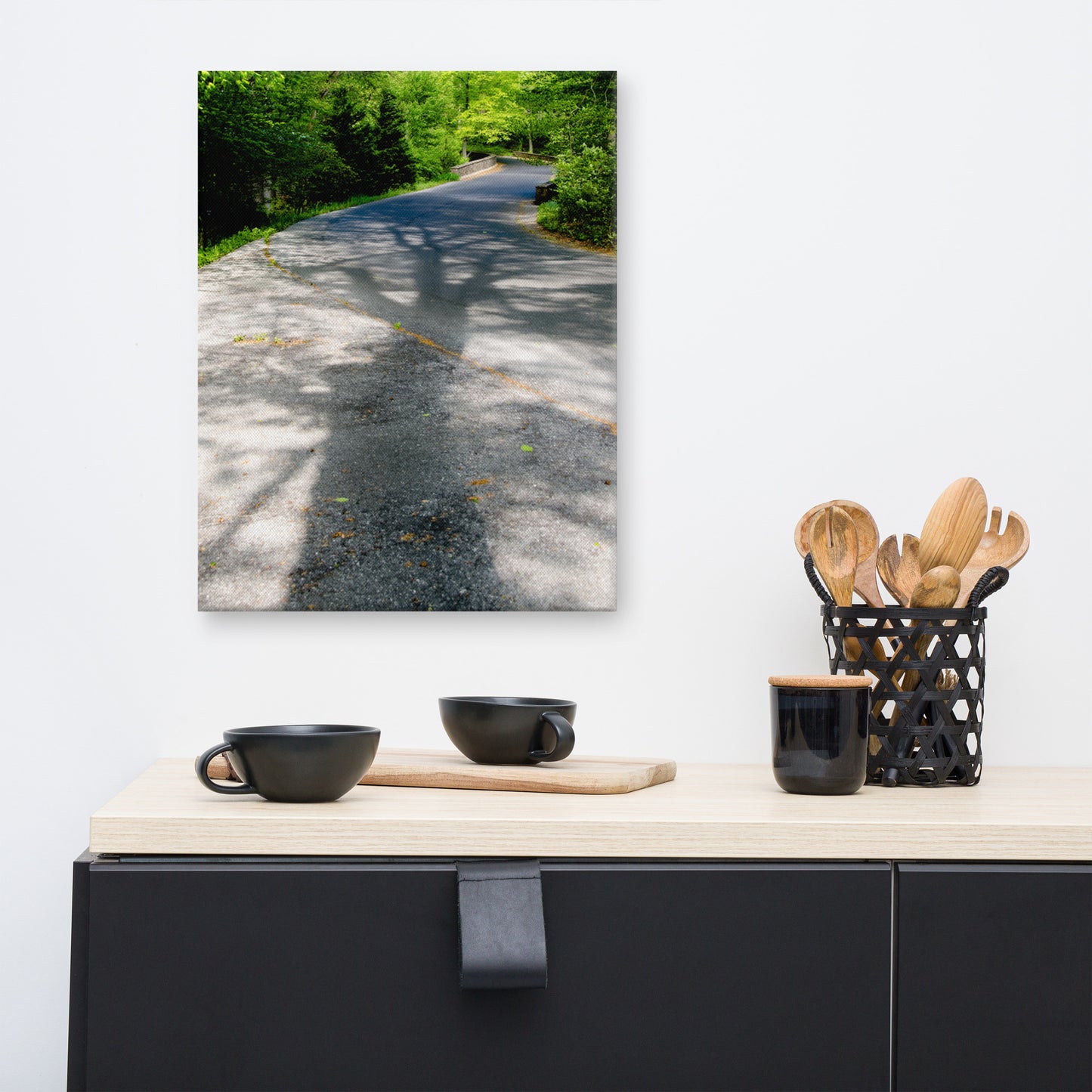 Summer Shadows Botanical Nature Canvas Wall Art Prints