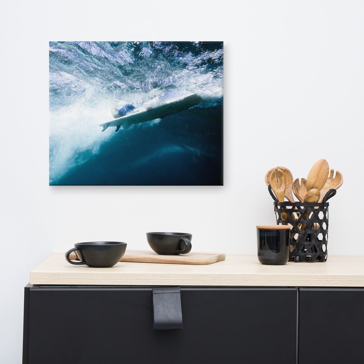 Power and Grace Coastal Lifestyle Abstract Nature Photograph Canvas Wall Art Print