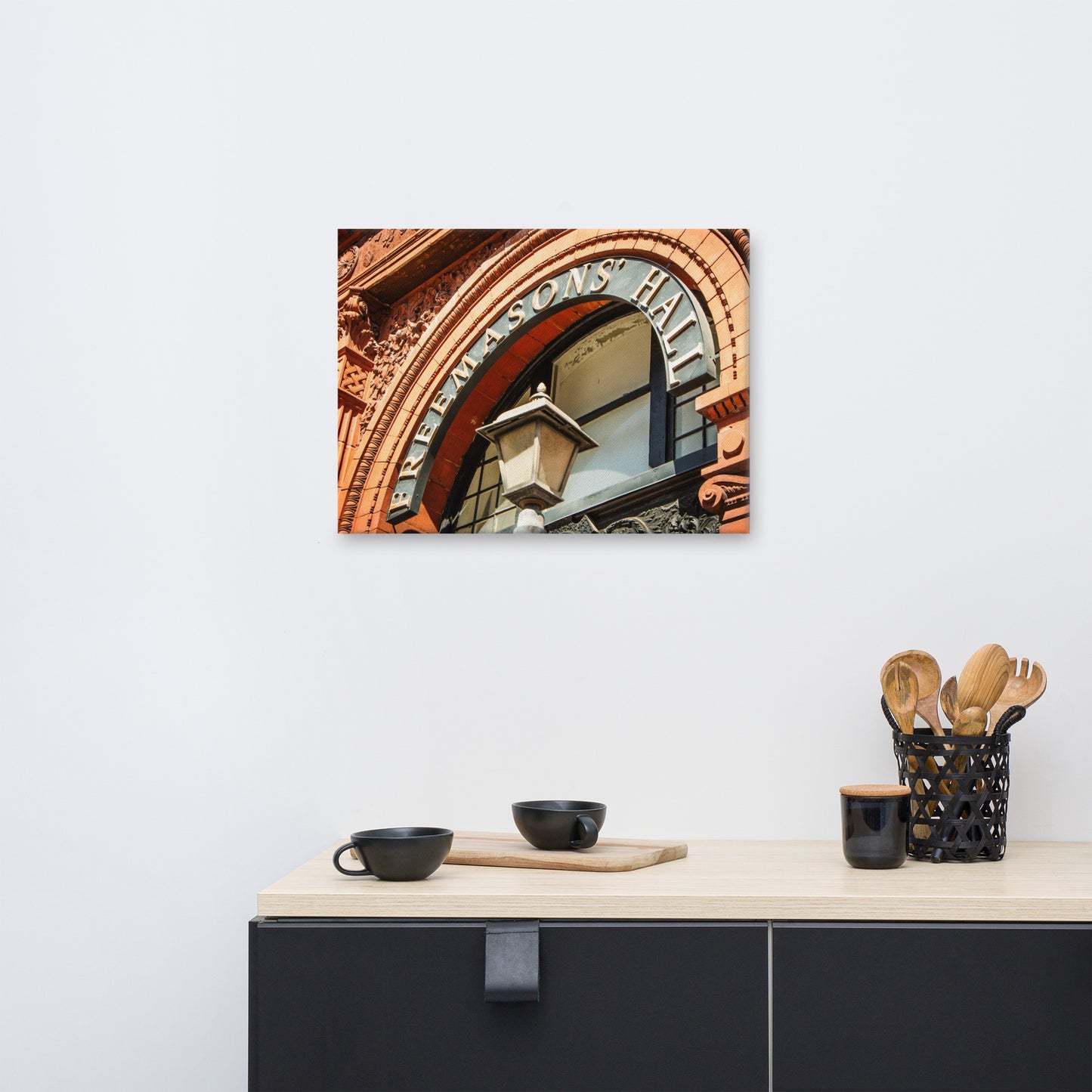 Savannah Cotton Exchange Freemasons' Hall 2 Canvas Wall Art Prints