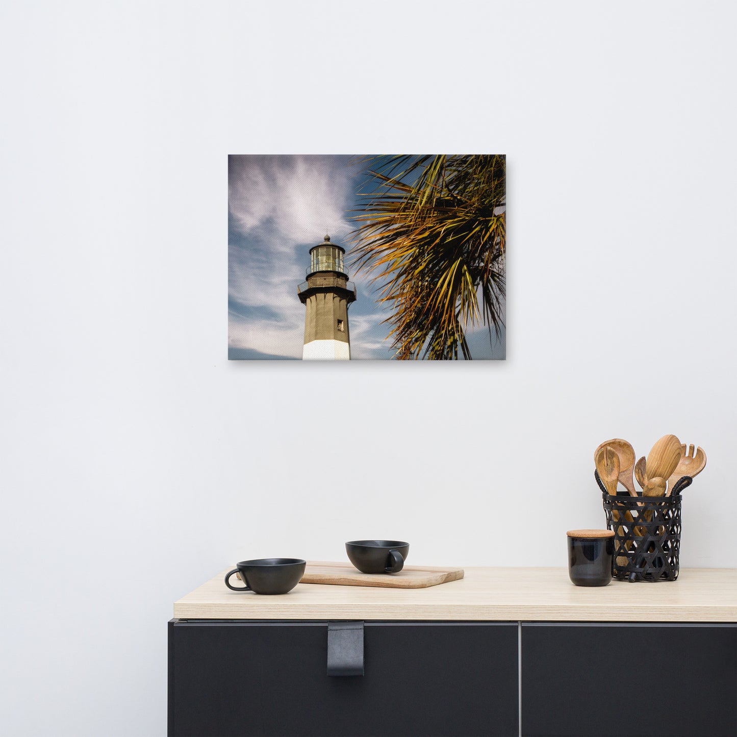 Tybee Island Lighthouse 2 Canvas Wall Art Prints