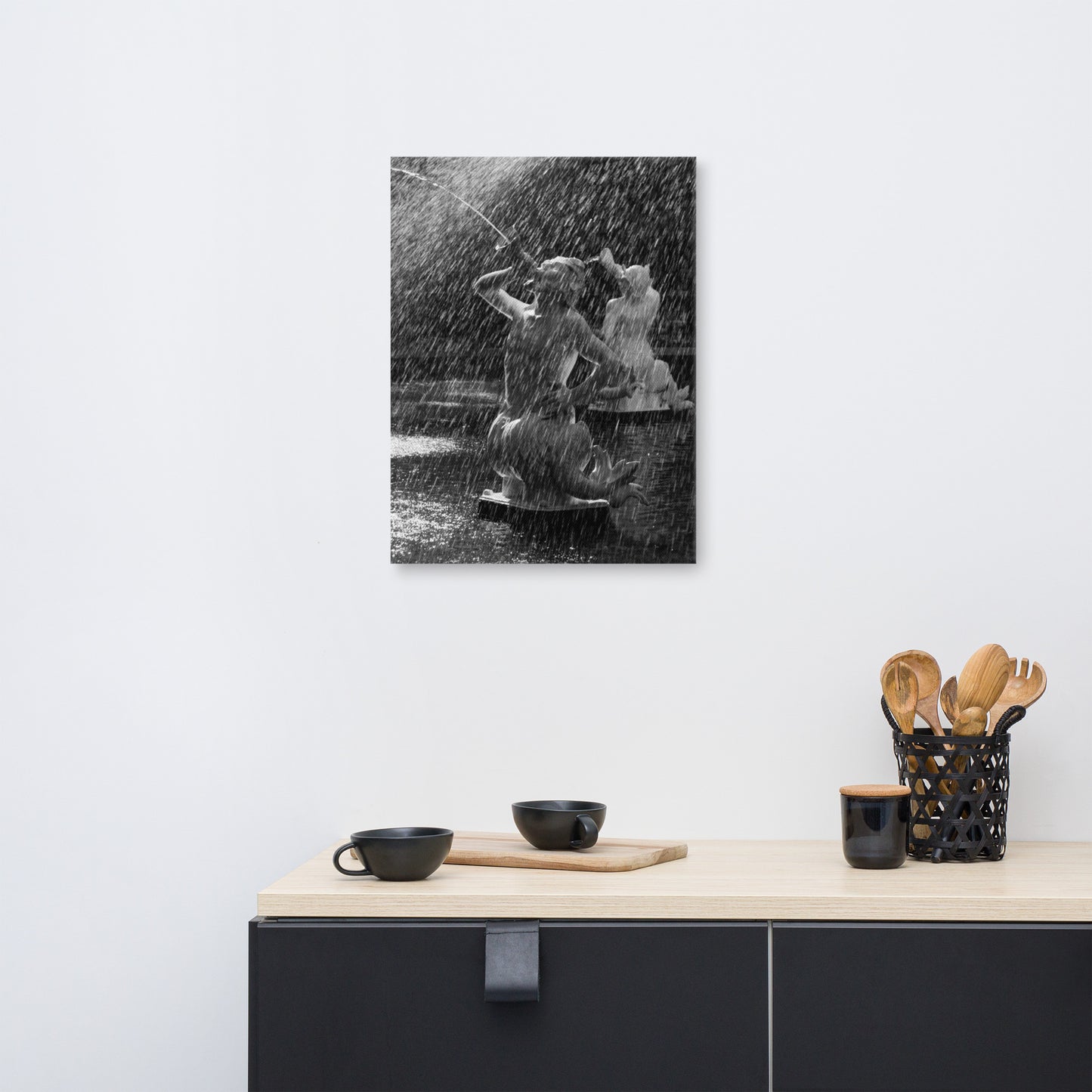 Fountain Forsyth Park Savannah Ga 2 Canvas Wall Art Prints