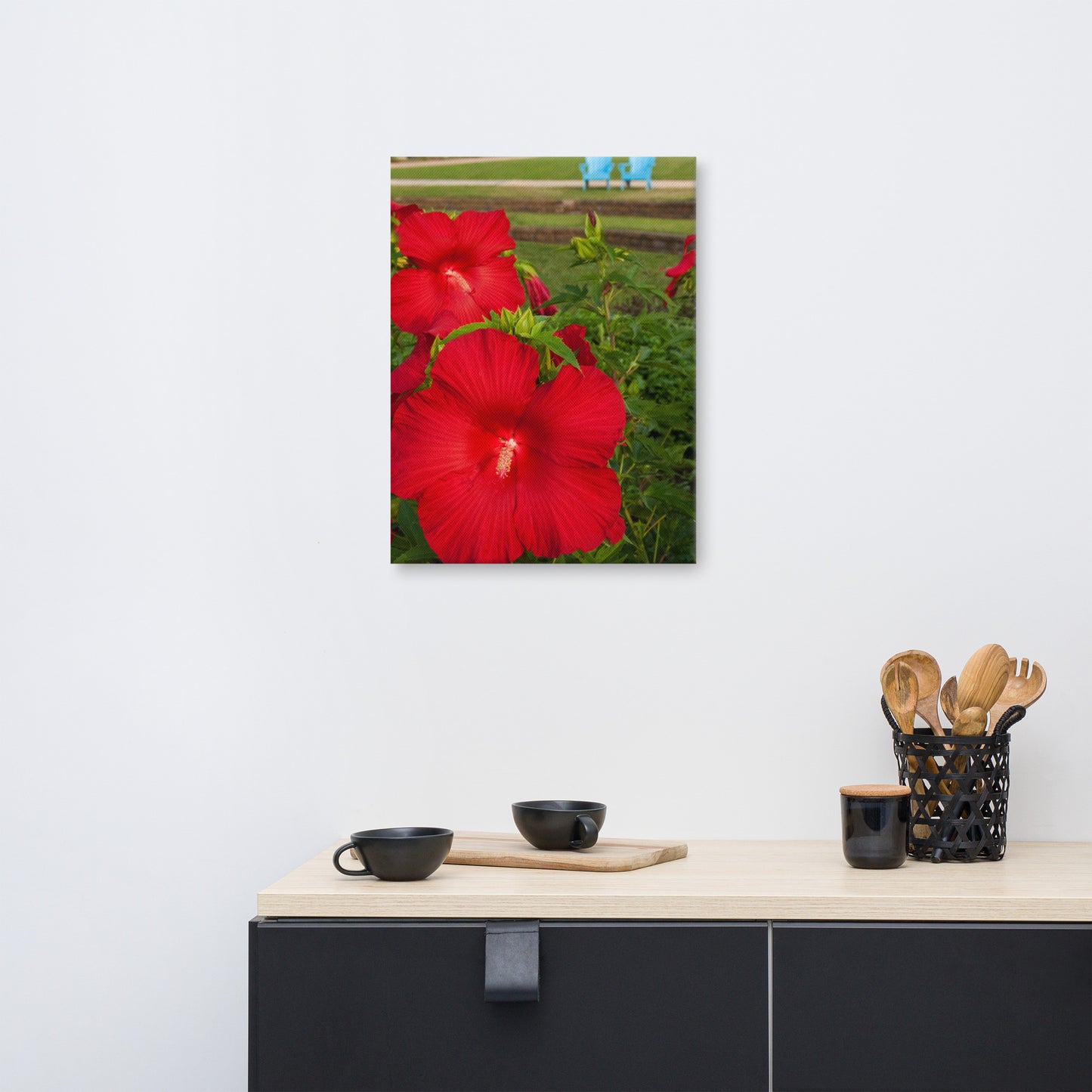 The Riverfront 2 Floral Botanical Nature Photo Canvas Wall Art Prints