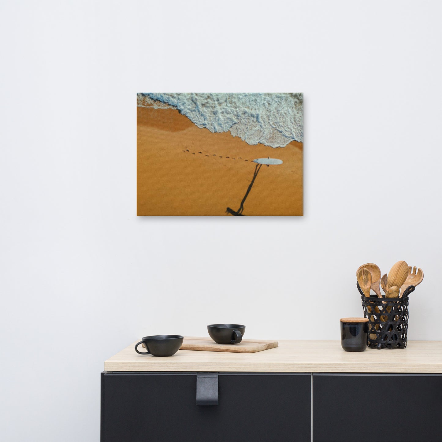 Solitude & Serenity Coastal Lifestyle Minimal Nature Photograph Canvas Wall Art Print