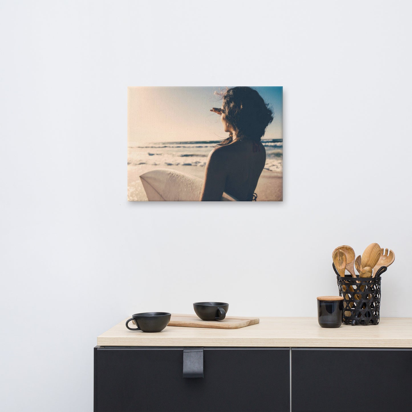 Saltwater Sunrise Coastal Lifestyle Photograph Canvas Wall Art Print