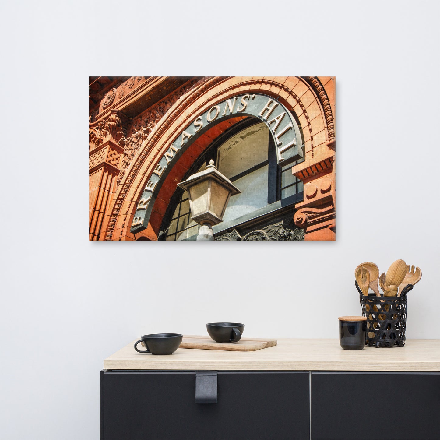 Savannah Cotton Exchange Freemasons' Hall 2 Canvas Wall Art Prints