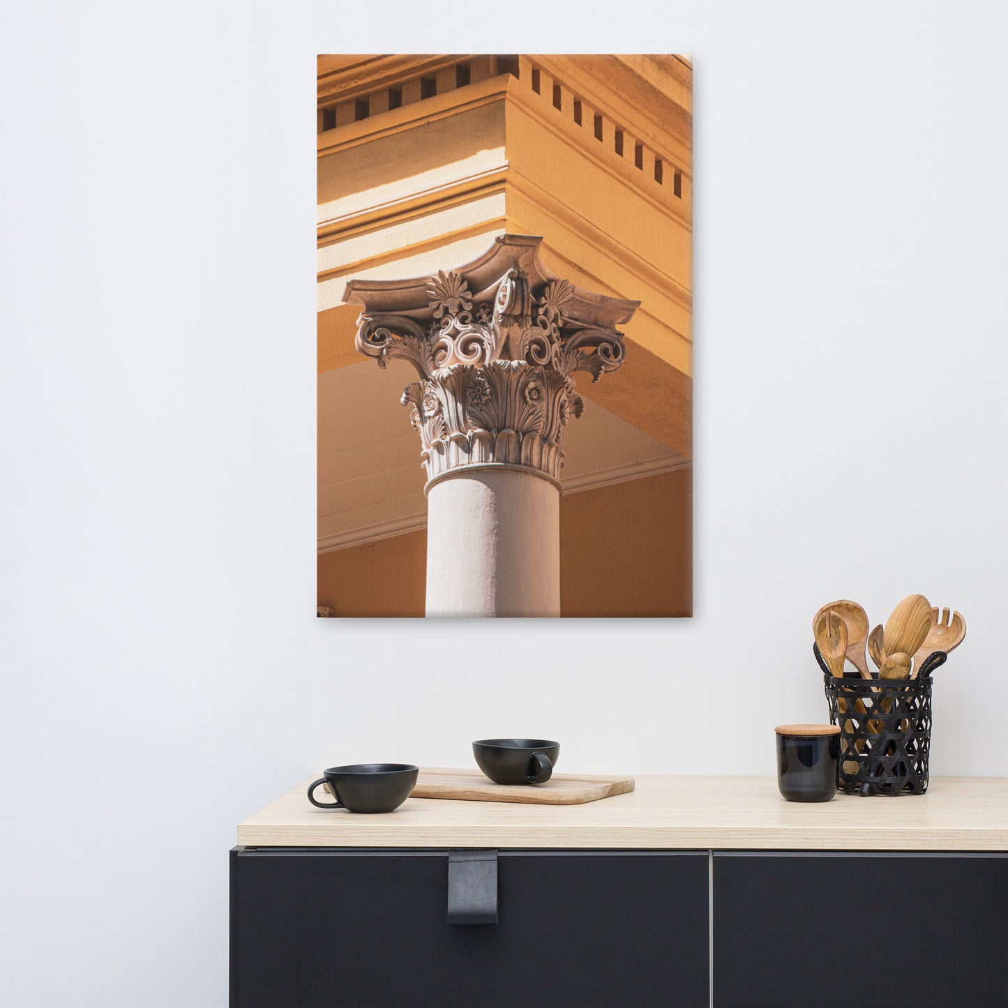 Telfair Academy Museums Corinthian Column Savannah GA Canvas Wall Art Prints