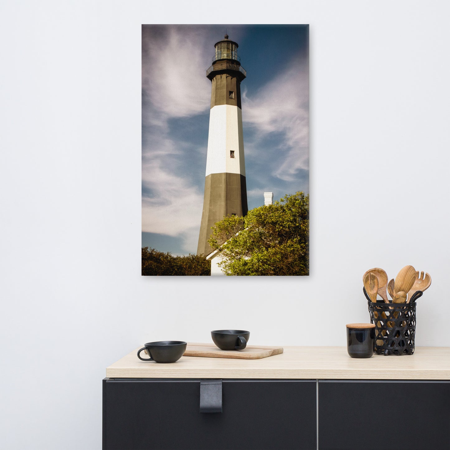 Tybee Island Lighthouse 3 Canvas Wall Art Prints