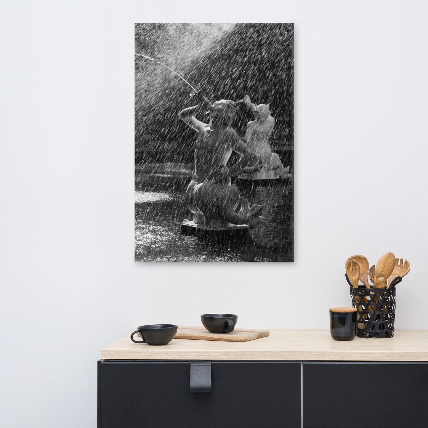 Fountain Forsyth Park Savannah Ga 2 Canvas Wall Art Prints