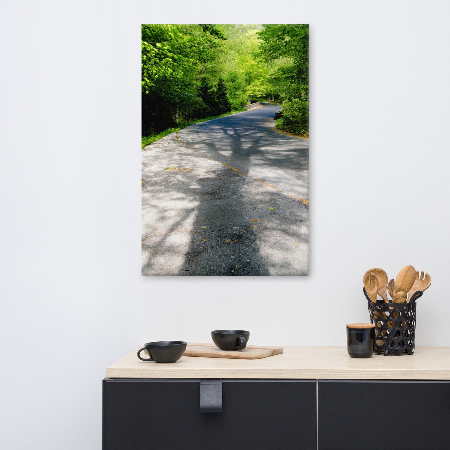 Summer Shadows Botanical Nature Canvas Wall Art Prints