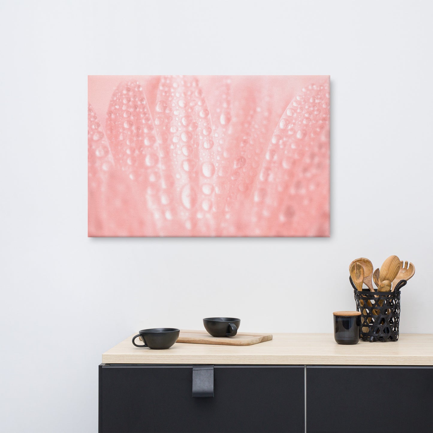 Wall Art Floral Canvas: Close-Up Pink Daisy Floral Botanical Photograph Shabby Chic - Vintage Canvas Wall Art Print