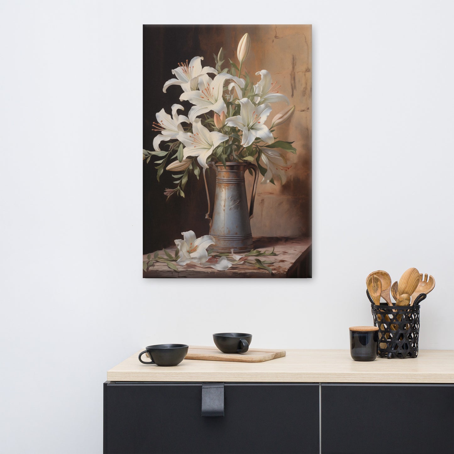 Rustic Flower Wall Art: