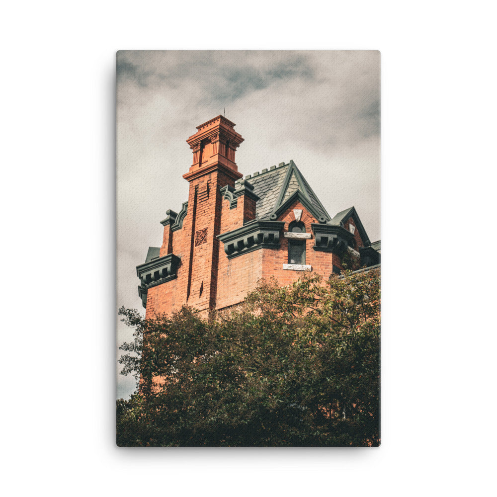 Tiedeman House Savannah Ga Canvas Wall Art Prints