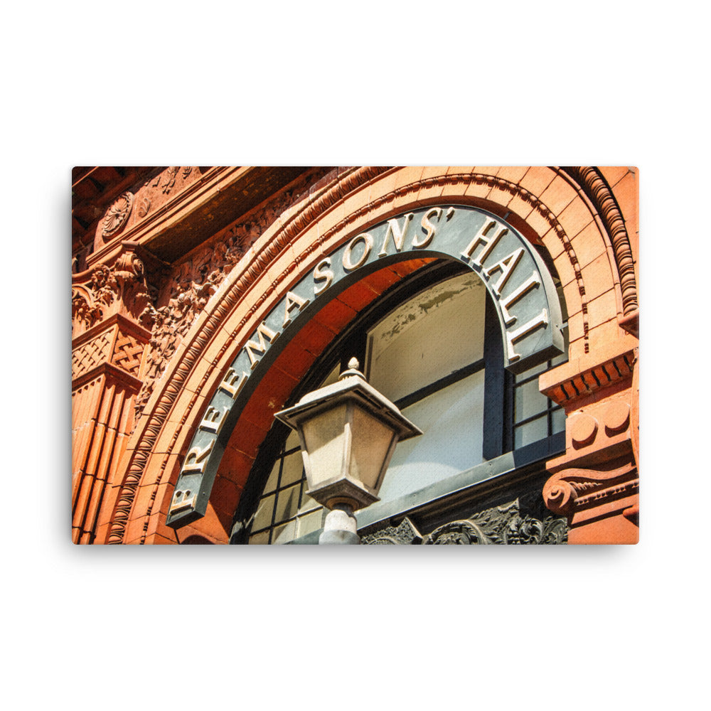 Savannah Cotton Exchange Freemasons' Hall 2 Canvas Wall Art Prints