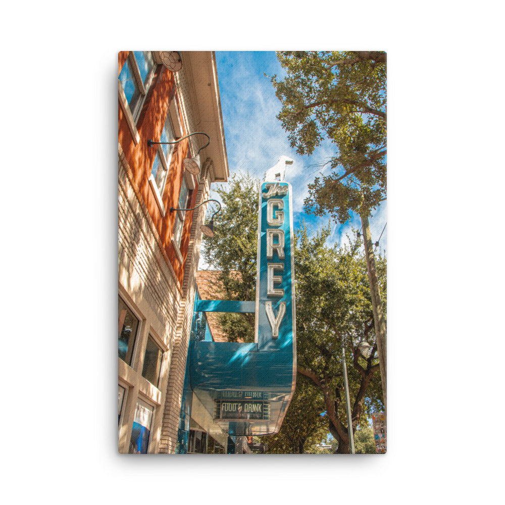 The Grey Diner Savannah GA Canvas Wall Art Prints