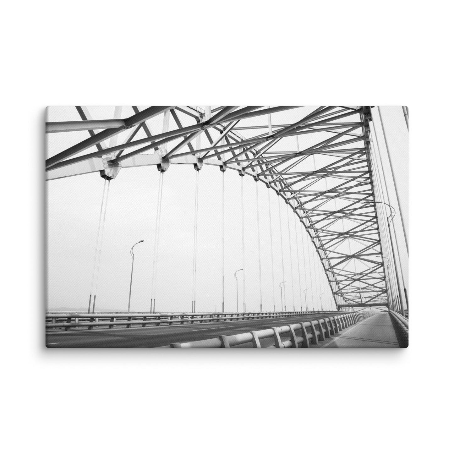 Ethereal Crossing Architectural Photograph Canvas Wall Art Print
