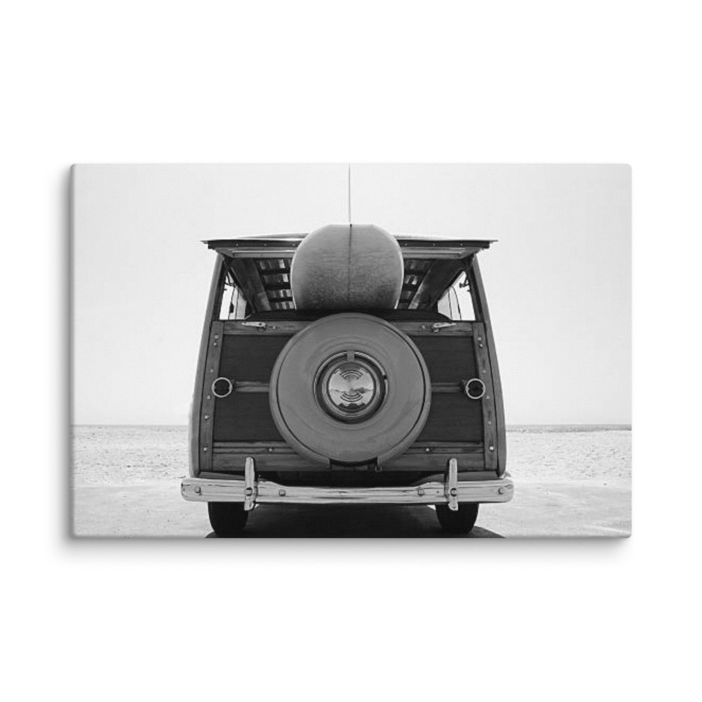 Woodie Days Coastal Lifestyle Photograph Canvas Wall Art Print