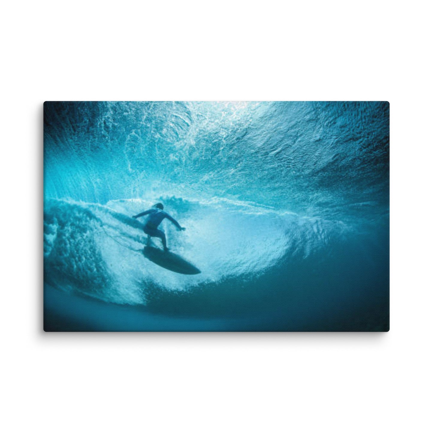 Beneath the Break Coastal Lifestyle Abstract Nature Photograph Canvas Wall Art Print